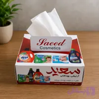جعبه دستمال کاغذی ماشینی مکعبی