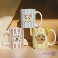 ماگ سرامیکی سفارشی مخصوص حیوان خانگی