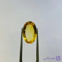 نگین سیترین سایز 9*13 میلی‌متر