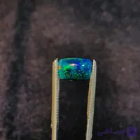 نگین اپال مشکی اصل سایز 11*17 میلی‌متر