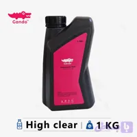رزین فوق شفاف High Clear پرینتر سه بعدی یک کیلویی گاندو به همراه اسپری براق کننده