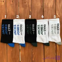 جوراب ساقدار نوشته دار دومینو سری Jack and Jones