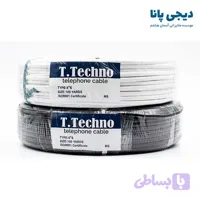 توپ سیم تلفن 4رشته تخت 100 درصد مس SED متراژ 100 یارد