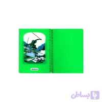 دفترچه یادداشت سیمی قابدار مدل اسکی سوار کد GA116