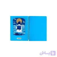 دفترچه یادداشت سیمی قابدار مدل دختر و دریا کد GA113