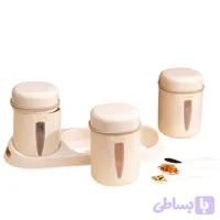 سرویس ادویه 3 عددی ساده لارج بسته 6 تایی کد R1142