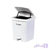 سطل پدالی دو جداره متوسط بسته 8 تایی کد R360