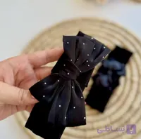 هدبند خال خالی(مشکی)