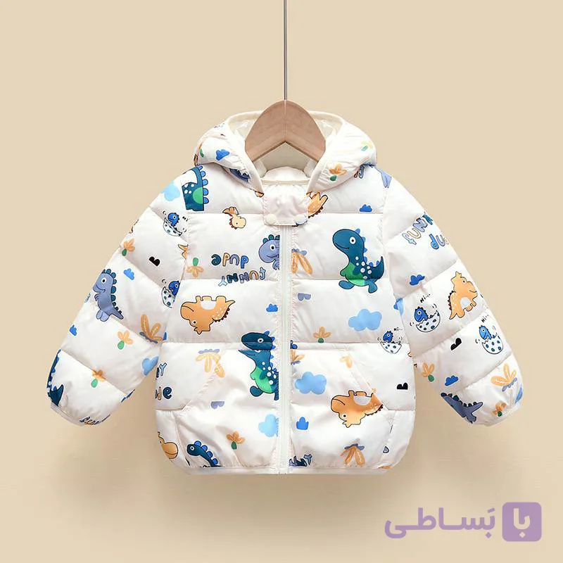 کاپشن کلاهدار وارداتی (سفید)