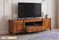 میز تلویزیون چوبی پرنس