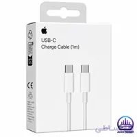 کابل Type-C به Type-C اورجینال اپل 1 متری 60 وات
