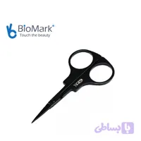 قیچی ابرو مخملی مشکی سرصاف c6 نوپو (NOPO)