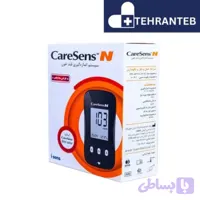 دستگاه قندخون کرسنس caresens همراه یک بسته نوار ۵۰ عددی