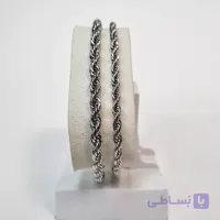 ست دستبند استیل بافتی