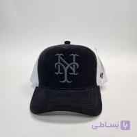 کلاه نقابدار مخملی پشت توری NY