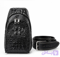 sling bag& Beltکیف اسلینگ و کمربند چرمی