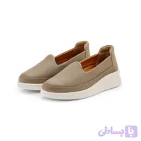 کفش اسپرت طبی زنانه بدون بند چرم طبیعی گاوی مدل تارا ویزون