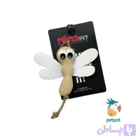 عروسک گربه کت‌نیپ دار طرح سنجاقک