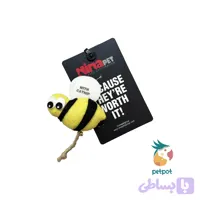 عروسک گربه کت‌نیپ دار طرح زنبور