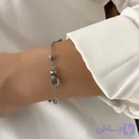 دستبند نقره مدل اسپورت عیار ۹۲۵