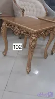 یک عدد عسلی سلطنتی مدل نیلوفر پایه بلند