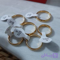 انگشتر رینگی طرح طلا دخترانه و پسرانه