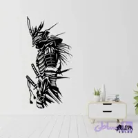 استیکر چوبی طرح سامورایی ژاپنی