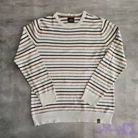 بافت خاص یقه گرد راه‌راه اورجینال Quiksilver