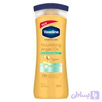 لوسیون بدن وازلین Vaseline مدل Nourshing Argan Oil حاوی روغن آرگان حجم 400 میل