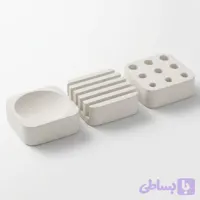 ست اداری رومیزی سه تکه بتنی مدل سربو کد SERBO OPSERBW20