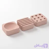 ست اداری رومیزی سه تکه بتنی مدل سربو کد SERBO OPSERBP20