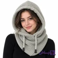 کلاه تک هودی زنانه مدل بافتنی کد 1260