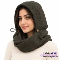 شال و کلاه یک تیکه زنانه مدل بافتنی کد 1241