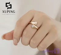 انگشتر ژوپینگ اصل با روکش طلا کد XPR824