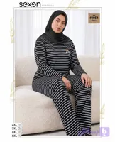 بلوز و شلوار بیگ سایز زنانه sexen کد 40954