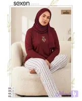 بلوز و شلوار بیگ سایز زنانه sexen کد 40953