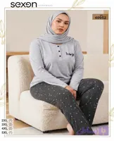 بلوز و شلوار بیگ سایز زنانه sexen کد 40952