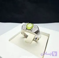 انگشتر نقره زبرجد اصلی (کد BQD2E)
