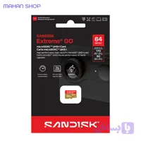 کارت حافظه microSD سن دیسک مدل Extreme GO microSD UHS-I سرعت 170 مگابایت – ظرفیت 64 گیگابایت
