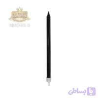شمع طرح مدادی رو کیکی مشکی