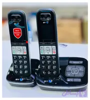 تلفن بیسیم دوگوشی مارک بی تی مدل bt 8500 twin