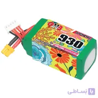 باتری GNB لیپو ۴ سل ۹۳۰ میلی آمپر | اف پی وی | GAONENG GNB 4S 14.8V 930mAh 120C XT30 LiPo Battery