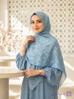 روسری سوپرنخ زنانه طرح گل ریز