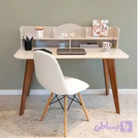میز تحریر و قفسه کتاب مدل بینا