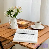 میز تاشو چوبی کرال 60*60