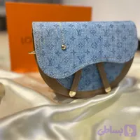 کیف دوشی زنانه لویی ویتون LV نیم بیضی چرمی همراه بند بلند
