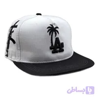 کلاه بک فیت سفید مدل LA (کد JN2W4)