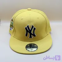 کلاه بک فیت زرد مدل NY