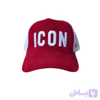 کلاه کپ بیسبالی قرمز مدل ICON