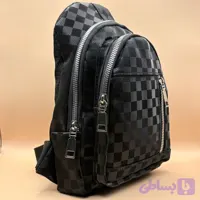 بادی بگ چرم مشکی طرح شطرنجی 2